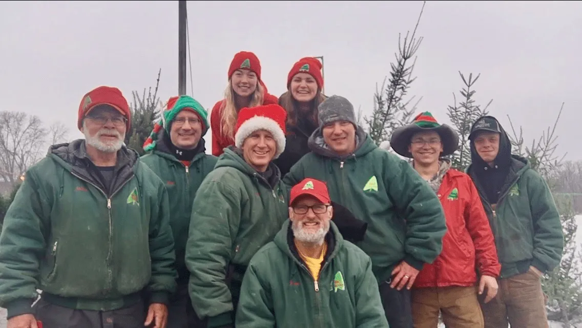 The B&J Trees lot at St. Louis Park